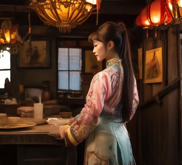 餐饮服务员的旗袍，文化传承与服务提升